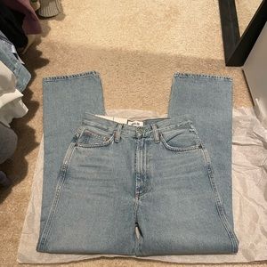 Agolde Pinch waist high rise kick jeans